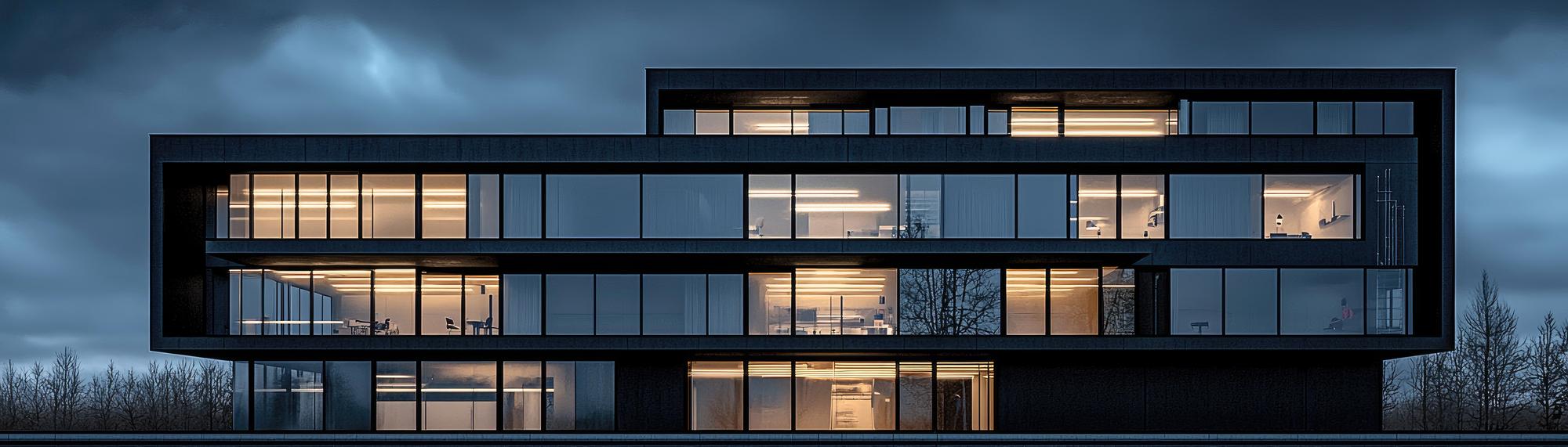 Faţadă luxurioasă a unui apartament modern